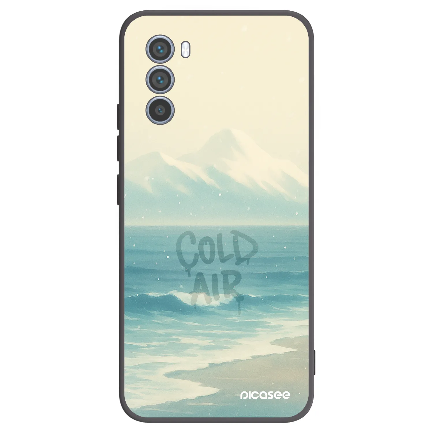 Picasee crna silikonska maskica za Motorola Moto G62 - COLD AIR