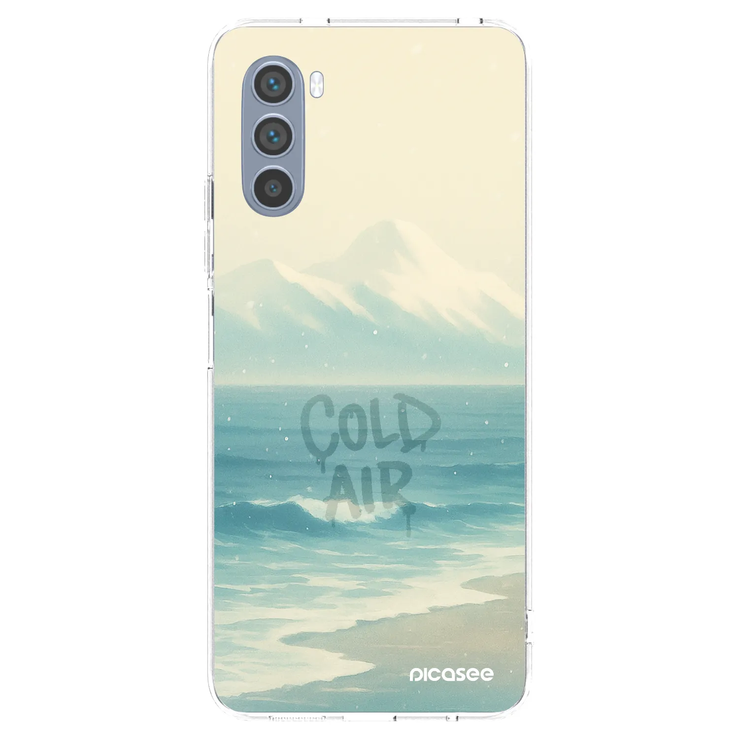 Picasee silikonska prozirna maskica za Motorola Moto G62 - COLD AIR