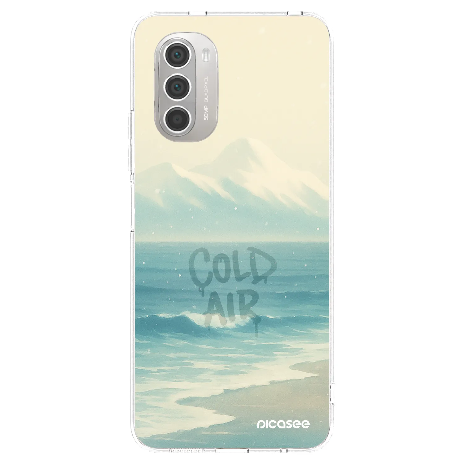 Picasee silikonska prozirna maskica za Motorola Moto G51 - COLD AIR