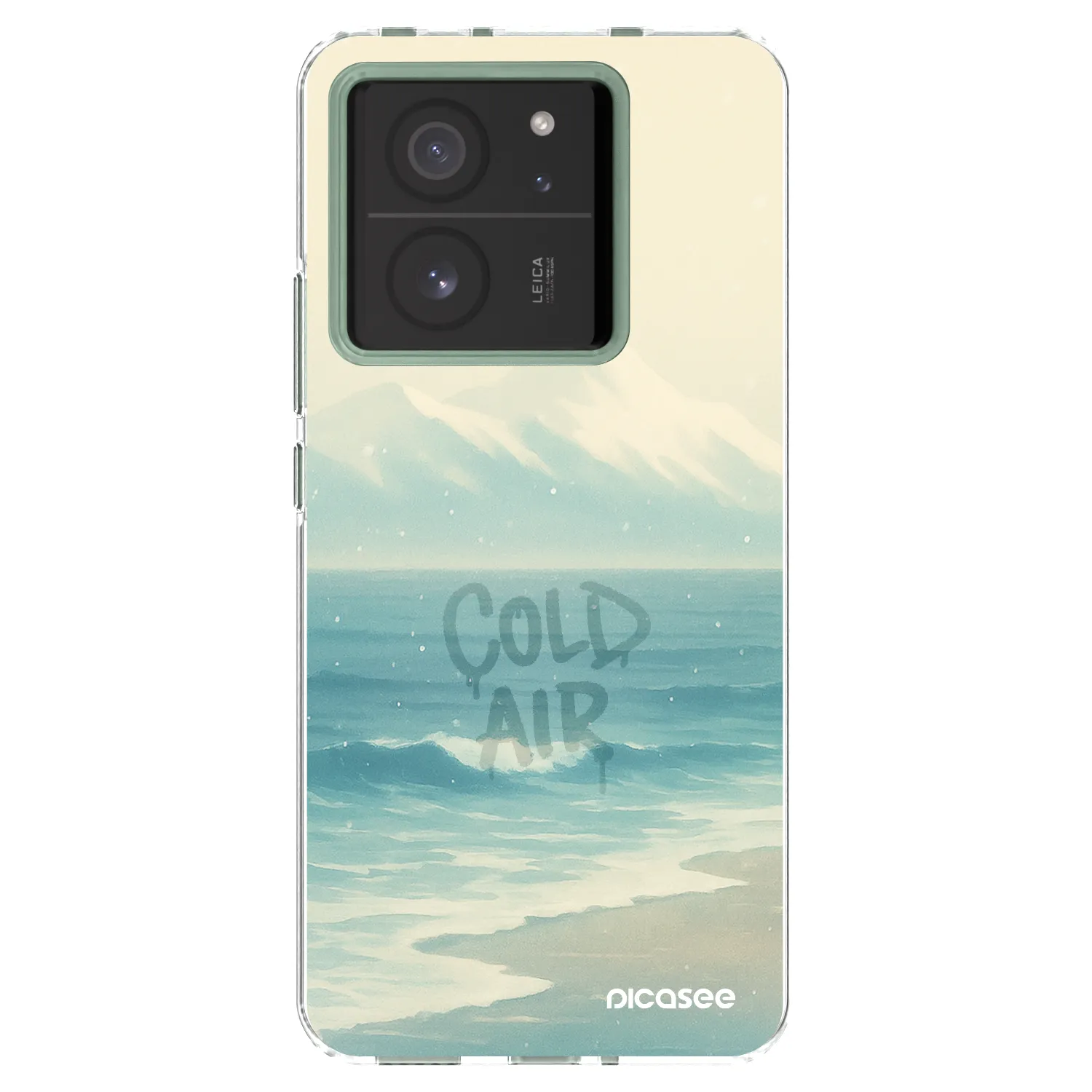 Picasee silikonska prozirna maskica za Xiaomi 13T - COLD AIR