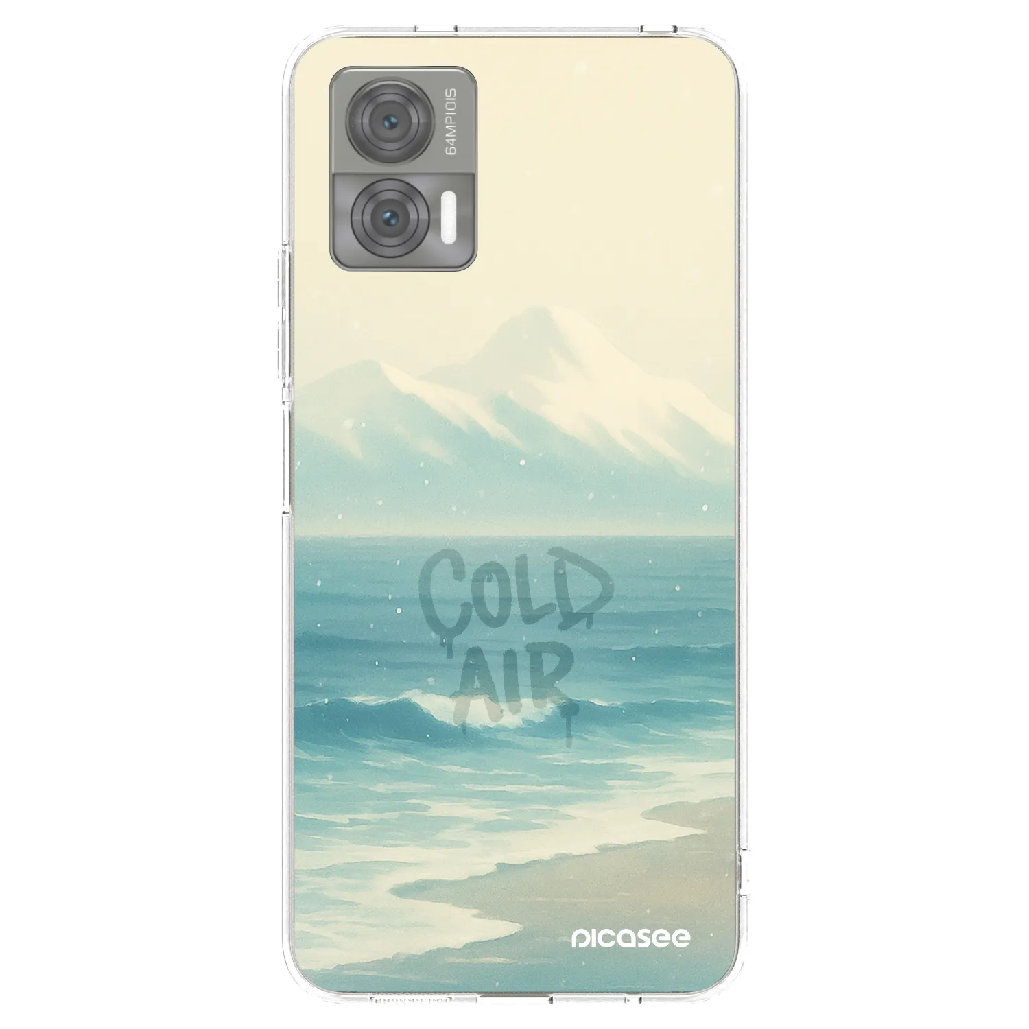 Picasee silikonska prozirna maskica za Motorola Edge 30 Neo - COLD AIR