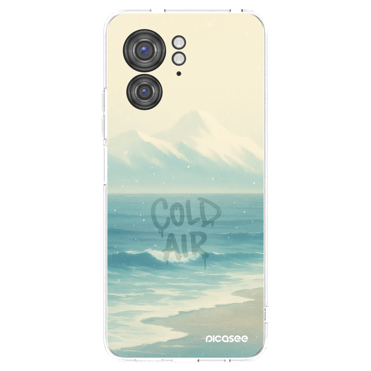 Picasee silikonska prozirna maskica za Motorola Edge 40 - COLD AIR
