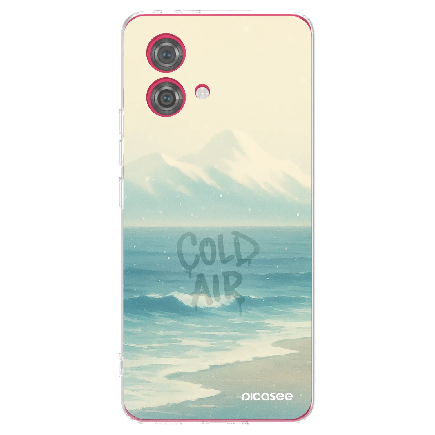 Picasee silikonska prozirna maskica za Motorola Moto G84 5G - COLD AIR