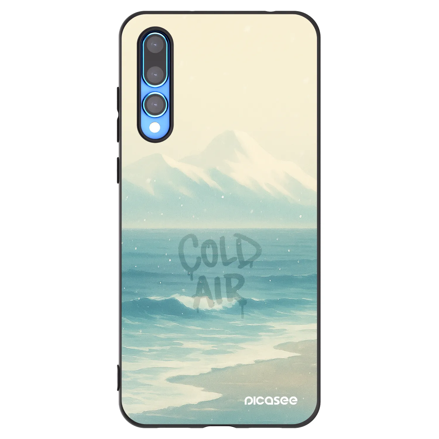 Picasee crna silikonska maskica za Huawei P20 Pro - COLD AIR
