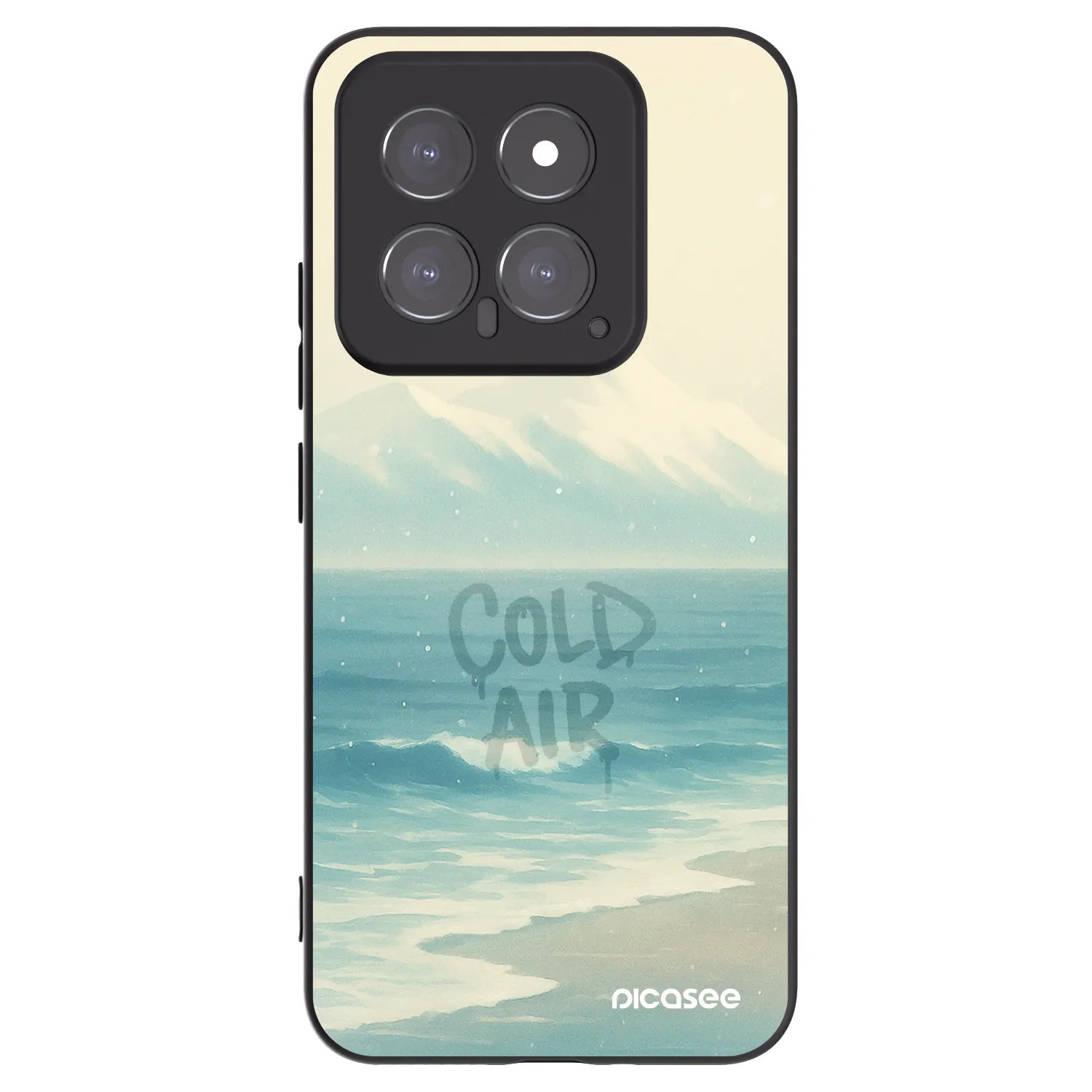 Picasee crna silikonska maskica za Xiaomi 14 - COLD AIR