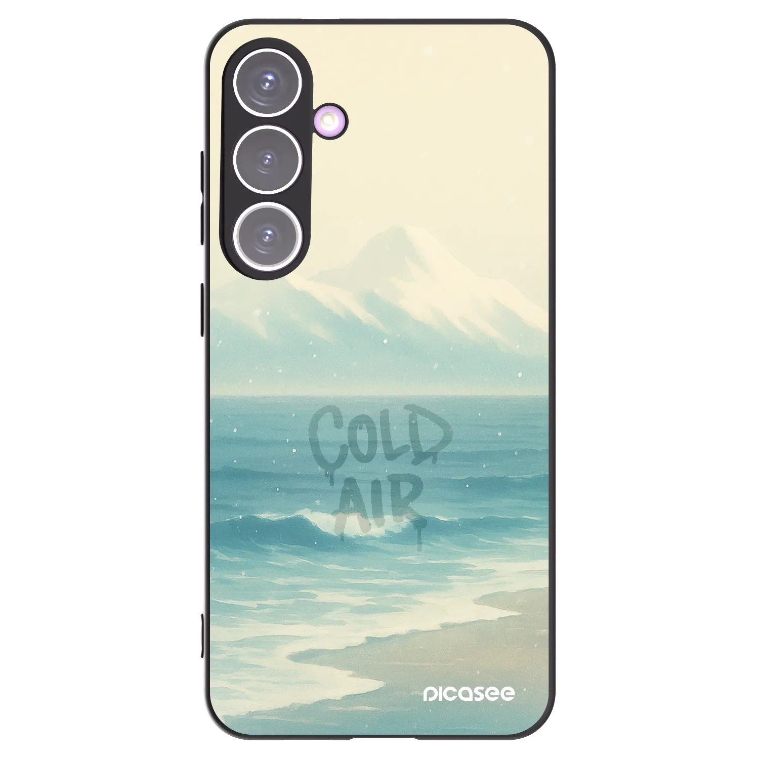 Picasee crna silikonska maskica za Samsung Galaxy S24+ S926B 5G - COLD AIR