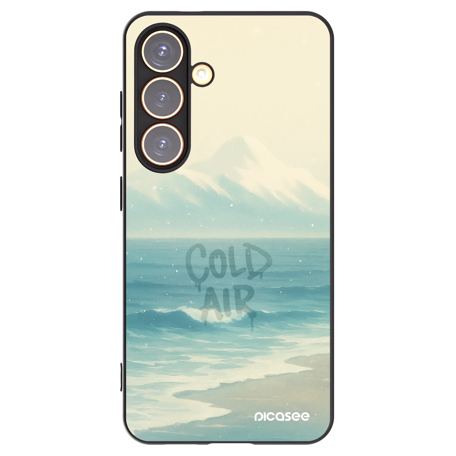 Picasee crna silikonska maskica za Samsung Galaxy S24 S921B 5G - COLD AIR