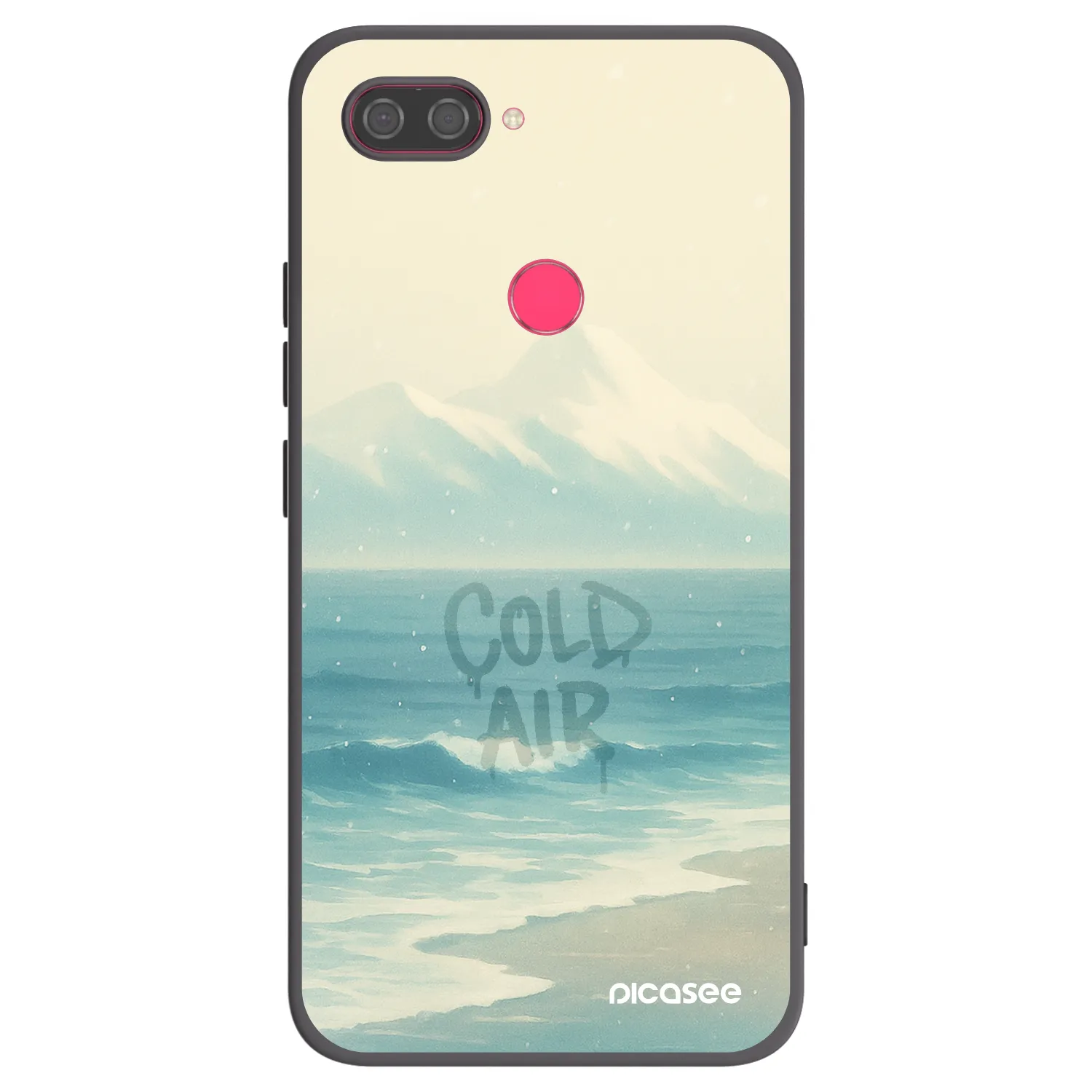 Picasee crna silikonska maskica za Xiaomi Mi 8 Lite - COLD AIR