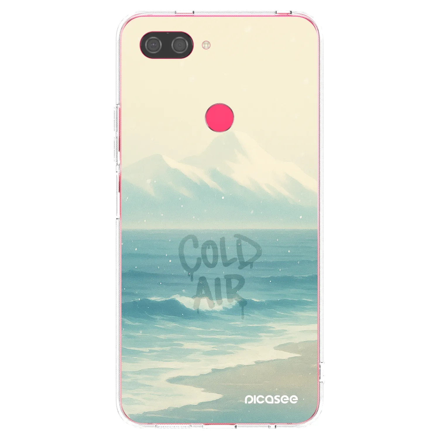 Picasee silikonska prozirna maskica za Xiaomi Mi 8 Lite - COLD AIR