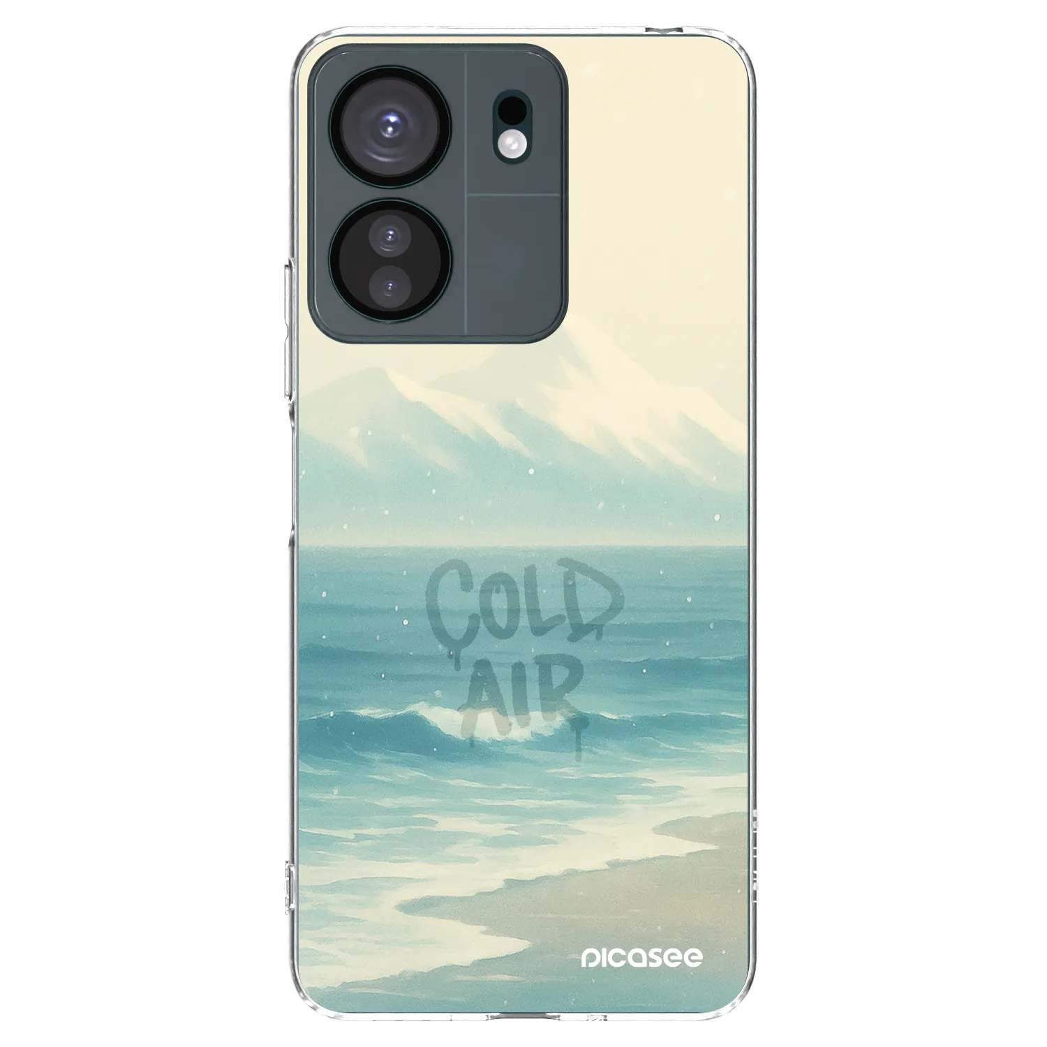 Picasee silikonska prozirna maskica za Xiaomi Redmi 13C 4G - COLD AIR