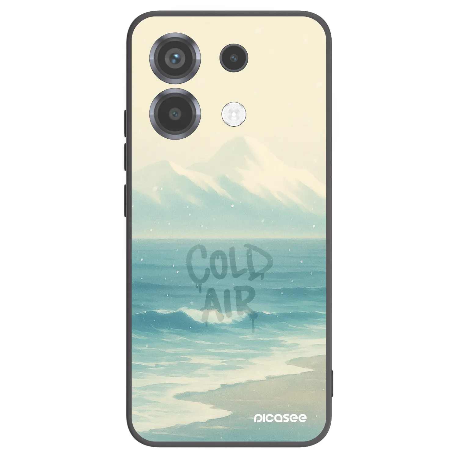 Picasee crna silikonska maskica za Xiaomi Poco X6 - COLD AIR