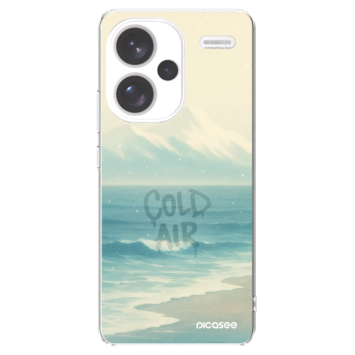 Picasee silikonska prozirna maskica za Xiaomi Redmi Note 13 Pro+ 5G - COLD AIR