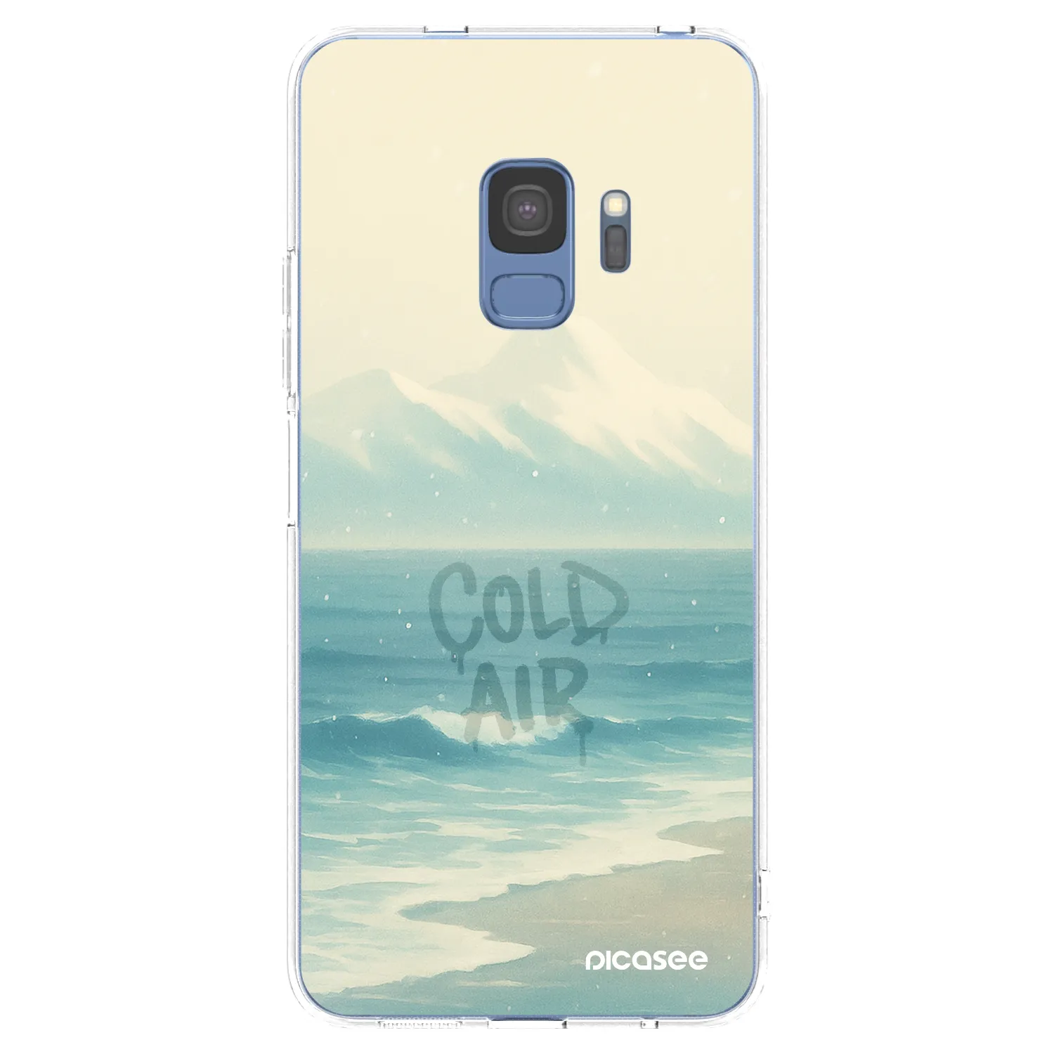 Picasee silikonska prozirna maskica za Samsung Galaxy S9 G960F - COLD AIR