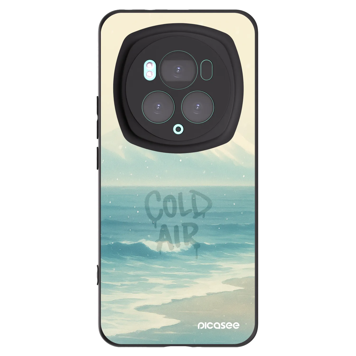 Picasee crna silikonska maskica za Honor Magic6 Pro - COLD AIR