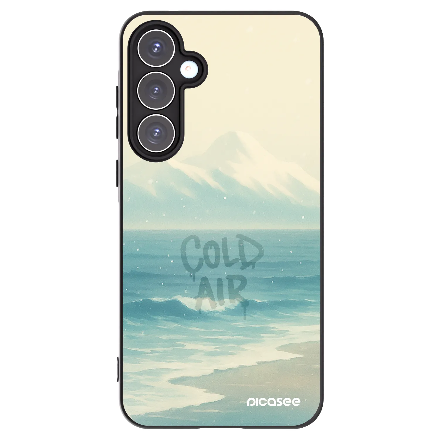 Picasee crna silikonska maskica za Samsung Galaxy A55 5G A556B - COLD AIR