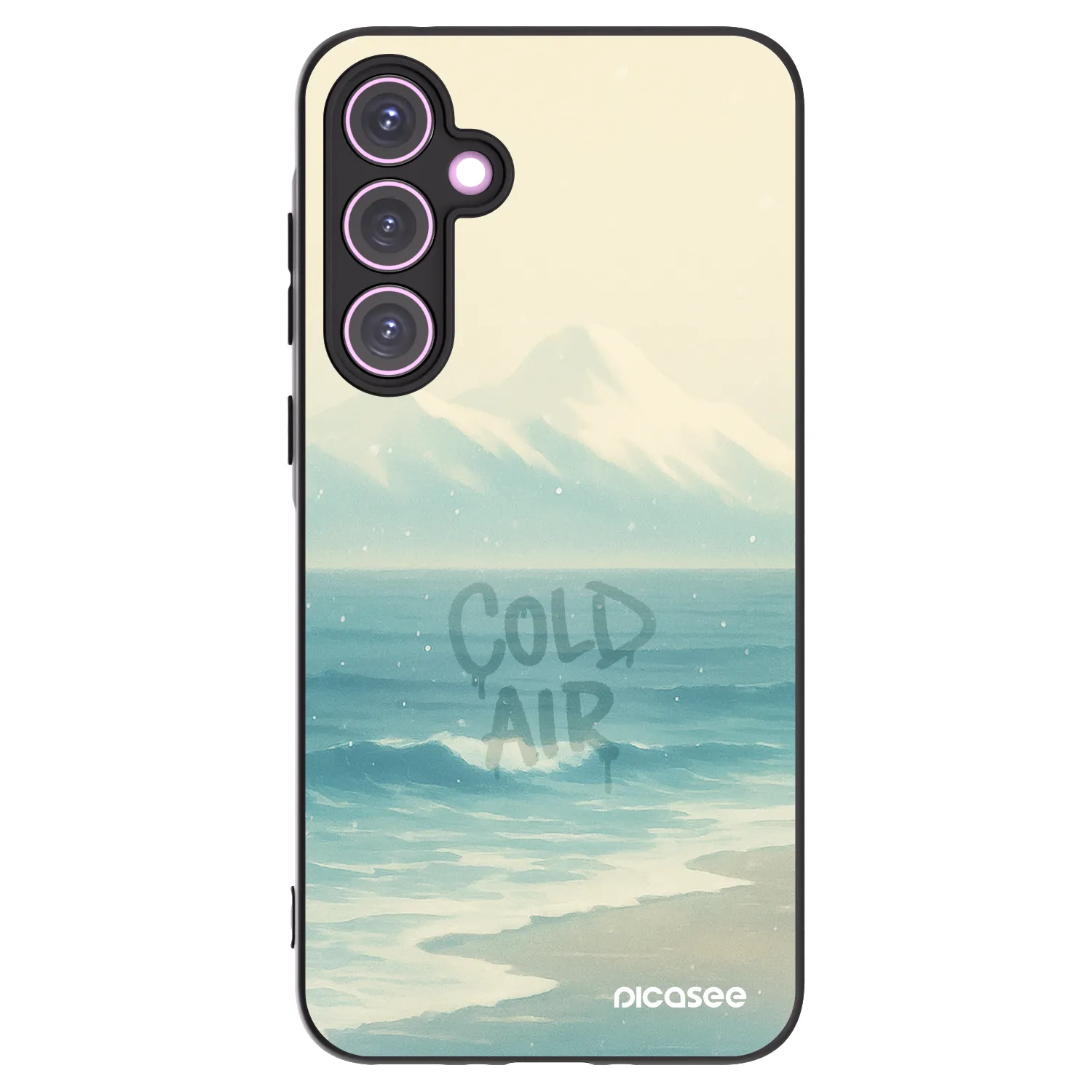 Picasee crna silikonska maskica za Samsung Galaxy A35 5G A356B - COLD AIR