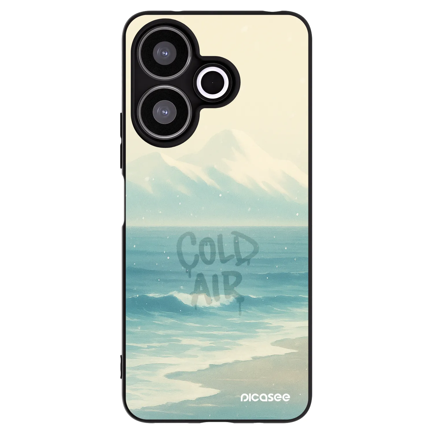 Picasee crna silikonska maskica za Xiaomi Redmi 13 4G - COLD AIR