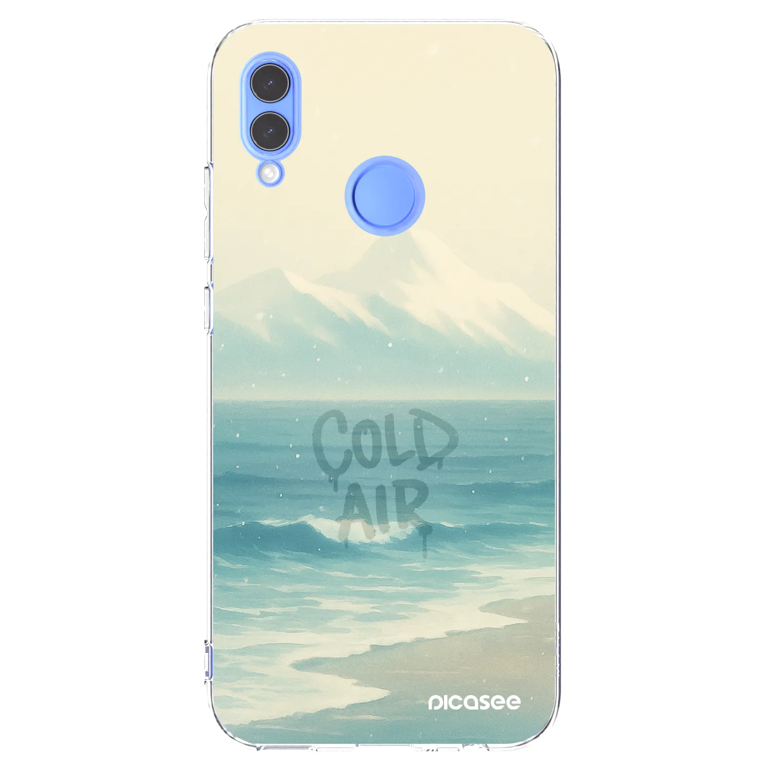 Picasee silikonska prozirna maskica za Honor 10 Lite - COLD AIR