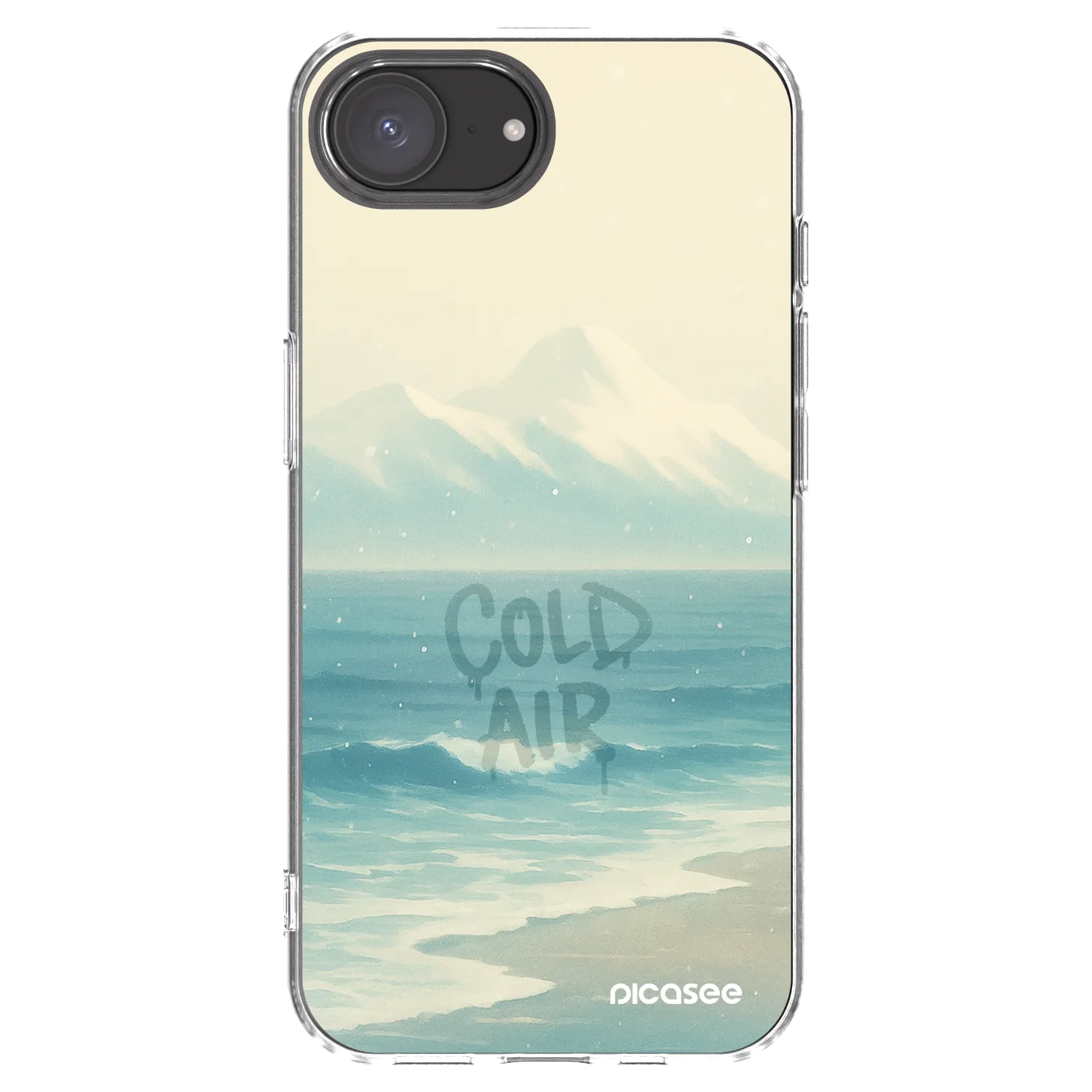 Picasee silikonska prozirna maskica za Apple iPhone 16e - COLD AIR