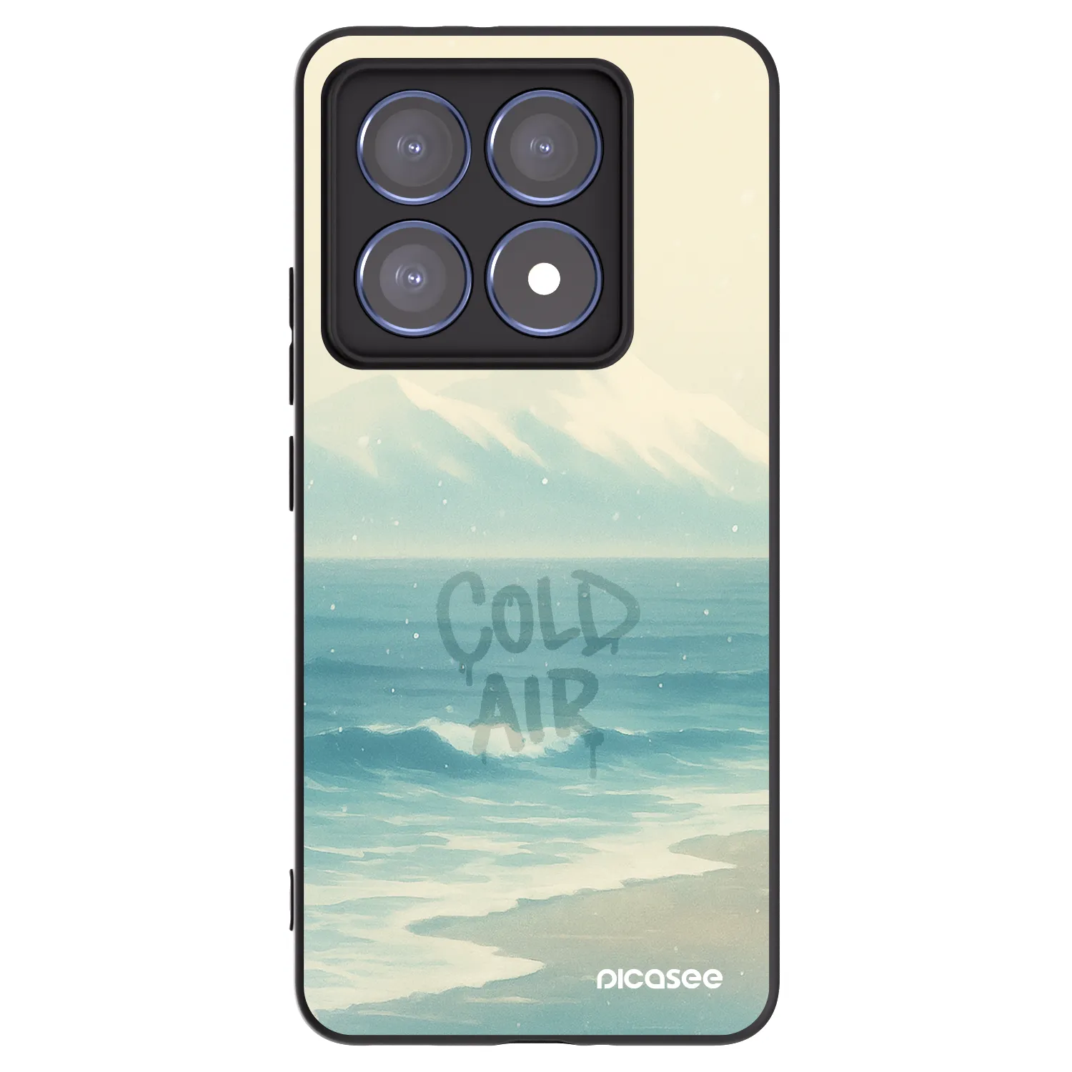Picasee crna silikonska maskica za Xiaomi 14T Pro - COLD AIR
