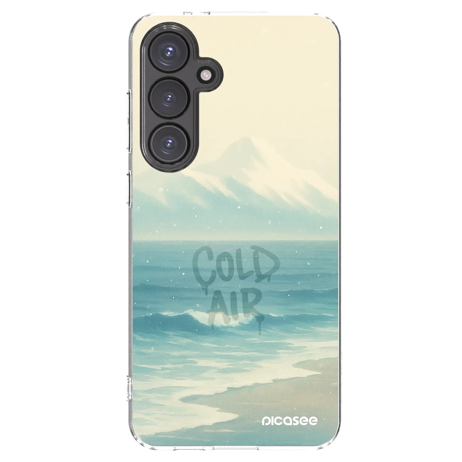 Picasee silikonska prozirna maskica za Samsung Galaxy S24 FE S721B - COLD AIR