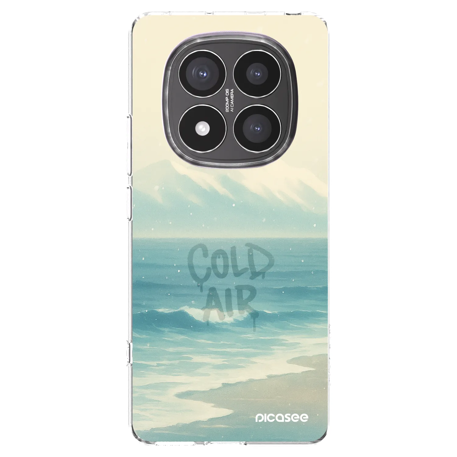 Picasee silikonska prozirna maskica za Xiaomi Redmi Note 14 Pro+ 5G - COLD AIR