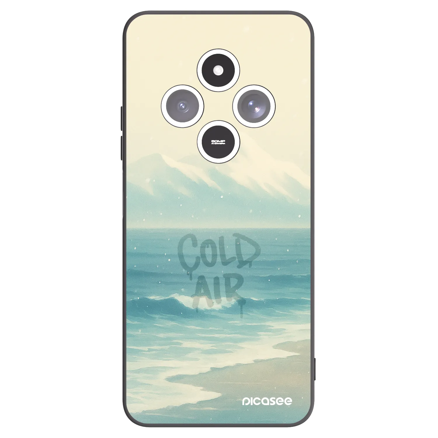 Picasee crna silikonska maskica za Xiaomi Redmi 14C - COLD AIR