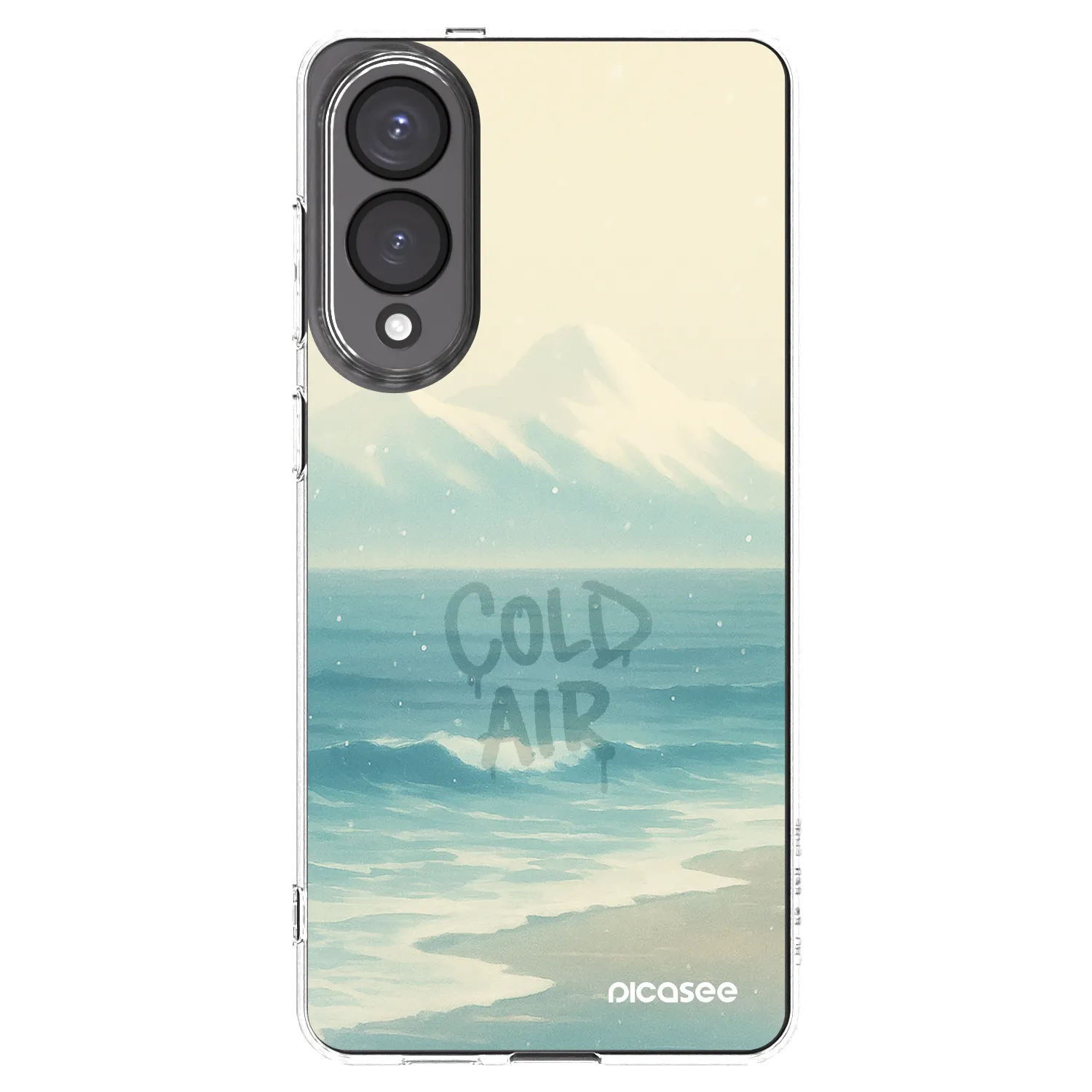 Picasee silikonska prozirna maskica za Samsung Galaxy S25 Edge 5G - COLD AIR
