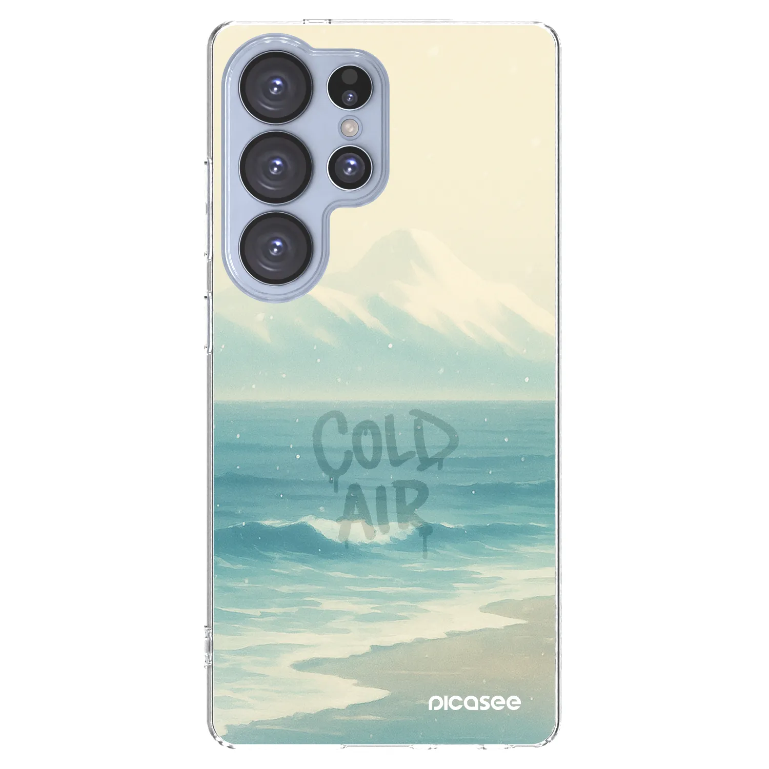 Picasee silikonska prozirna maskica za Samsung Galaxy S25 Ultra 5G - COLD AIR