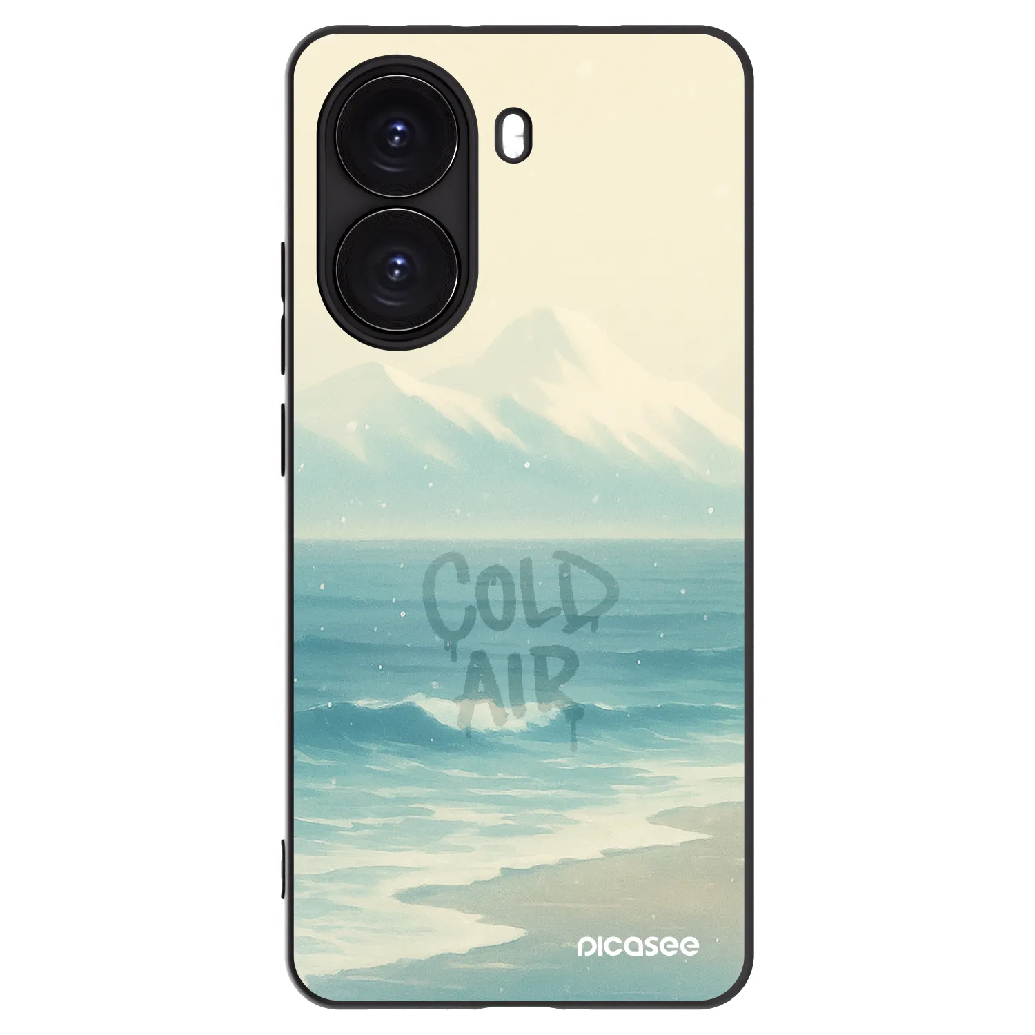 Picasee crna silikonska maskica za Xiaomi Poco X7 Pro 5G - COLD AIR