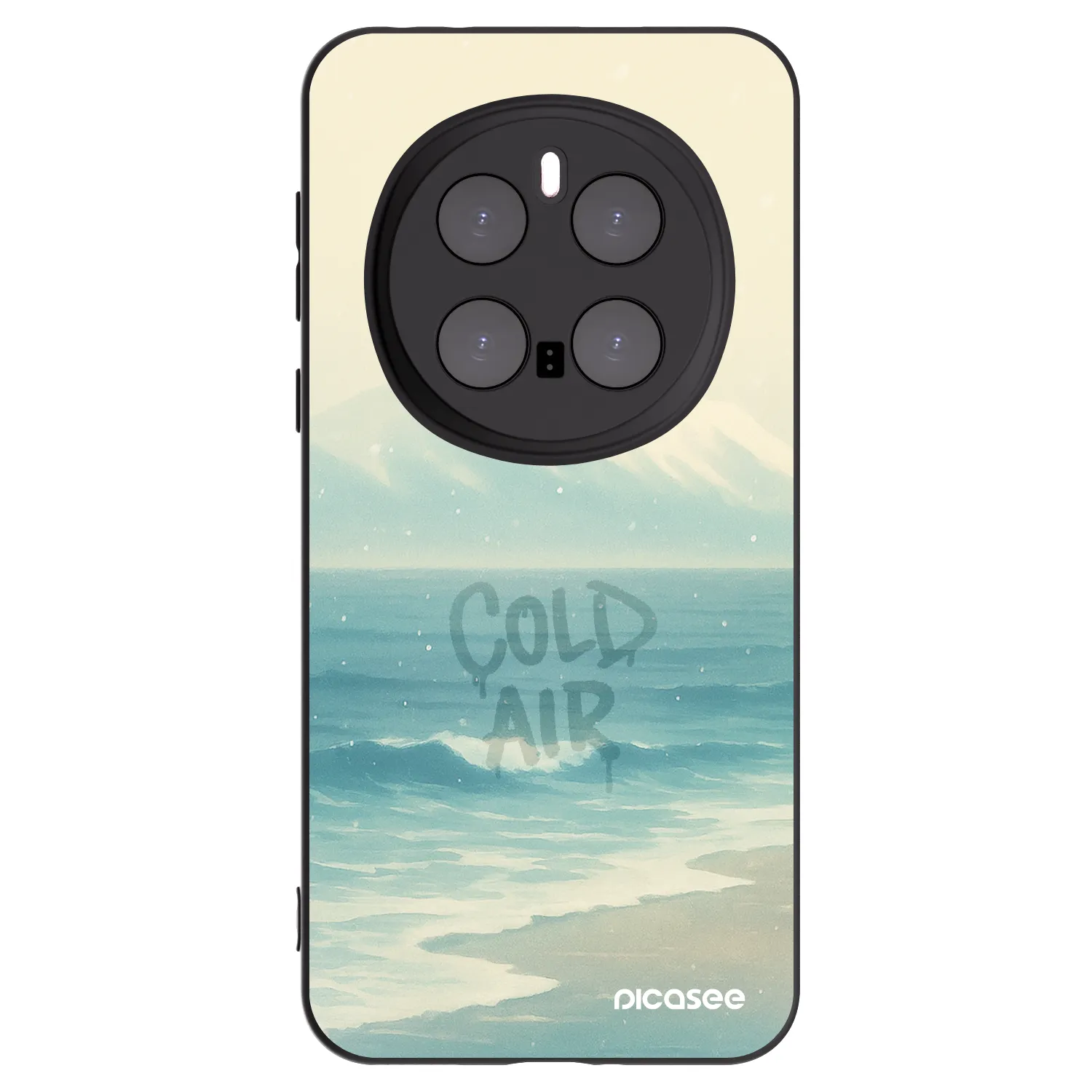 Picasee crna silikonska maskica za Honor Magic7 Pro 5G - COLD AIR