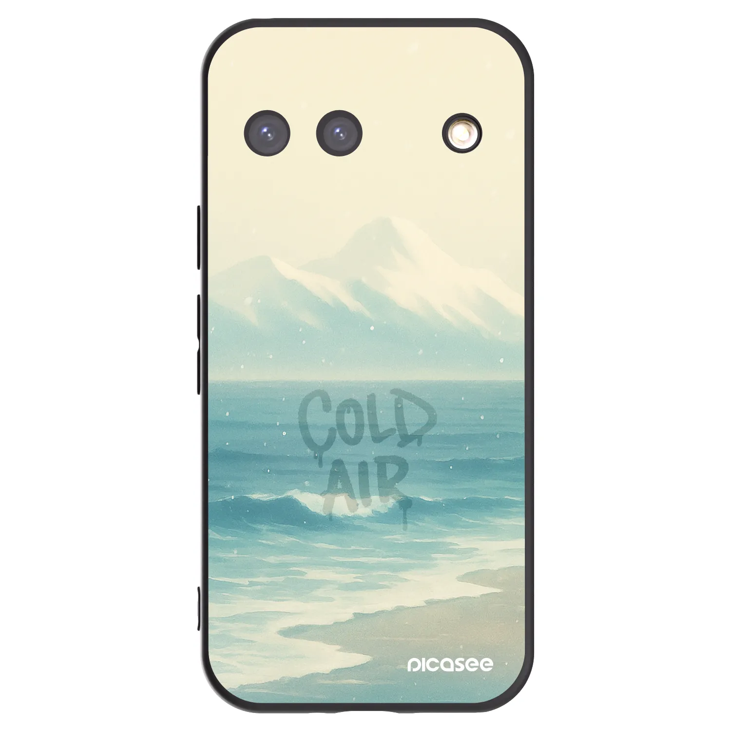 Picasee crna silikonska maskica za Google Pixel 9 - COLD AIR