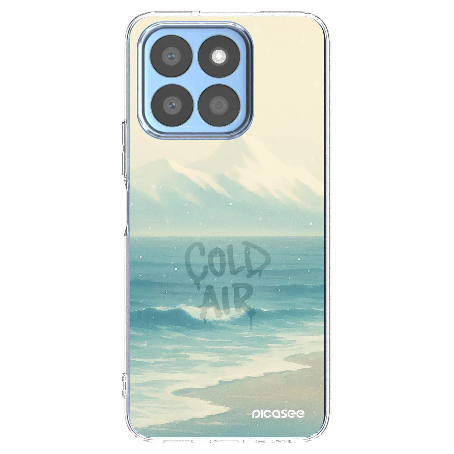 Picasee silikonska prozirna maskica za Honor X8c - COLD AIR