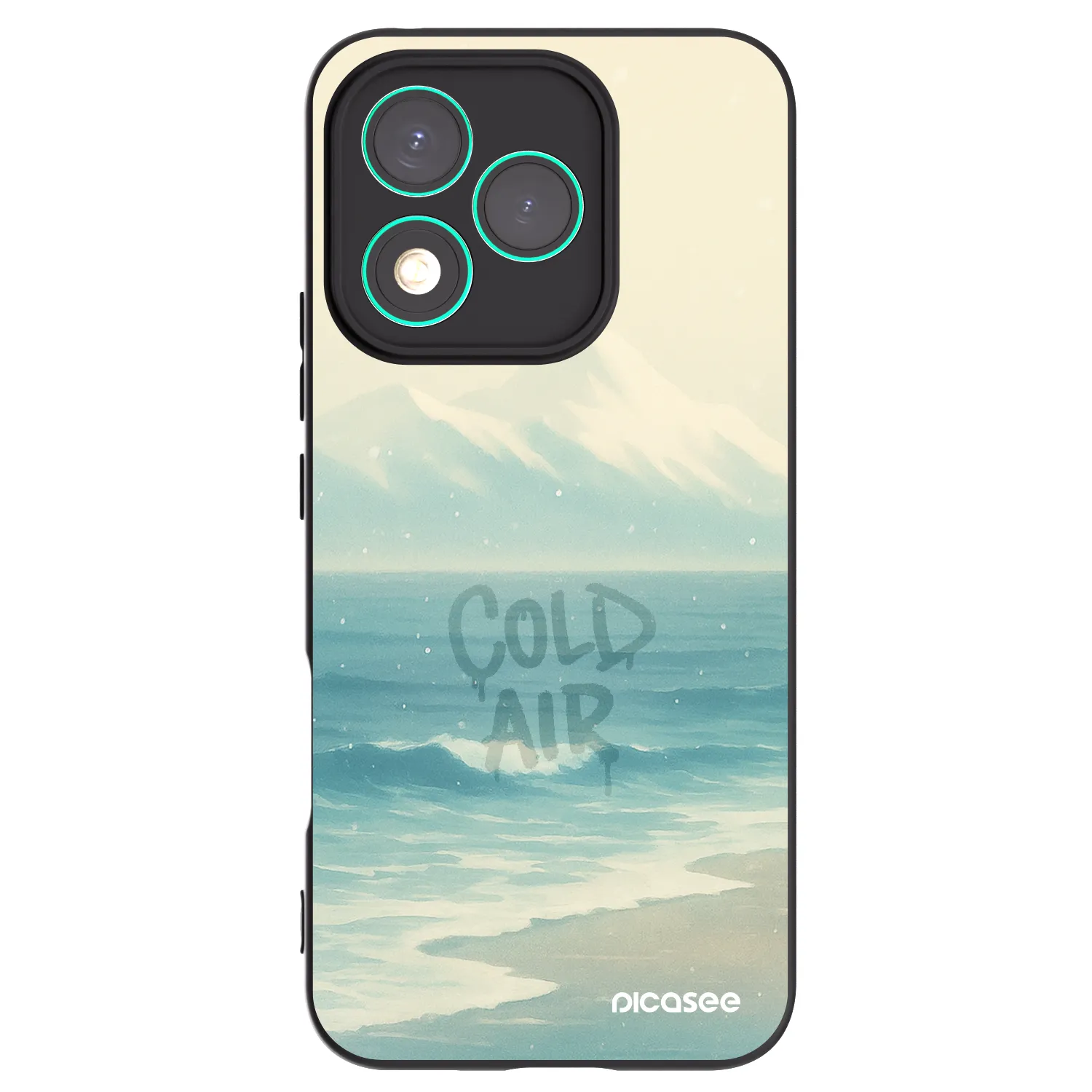Picasee crna silikonska maskica za Honor 400 Lite 5G - COLD AIR