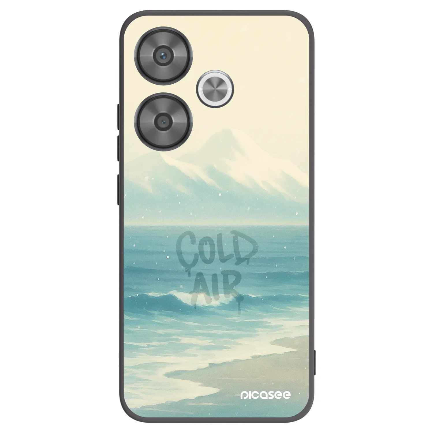 Picasee crna silikonska maskica za Xiaomi Poco F6 - COLD AIR