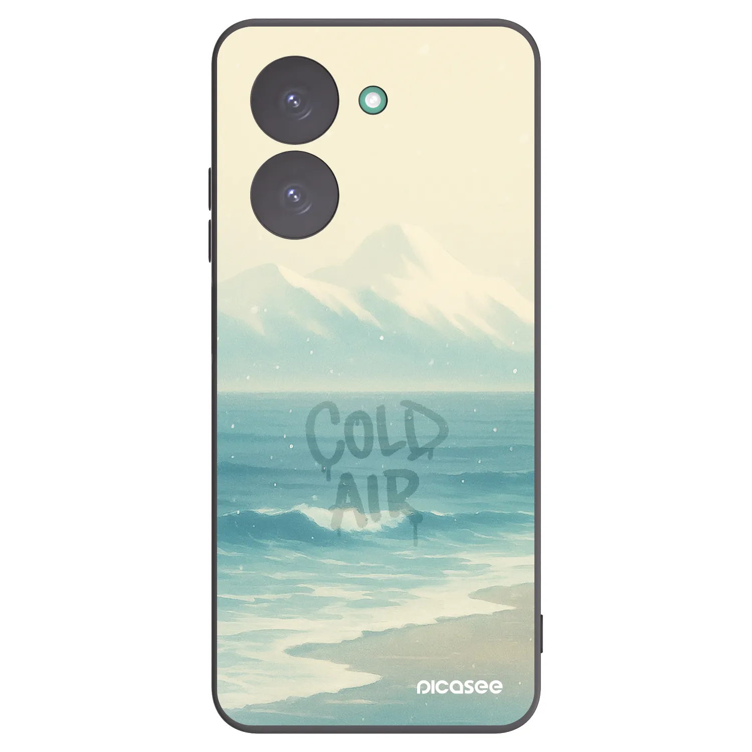 Picasee crna silikonska maskica za Xiaomi Redmi A5 - COLD AIR
