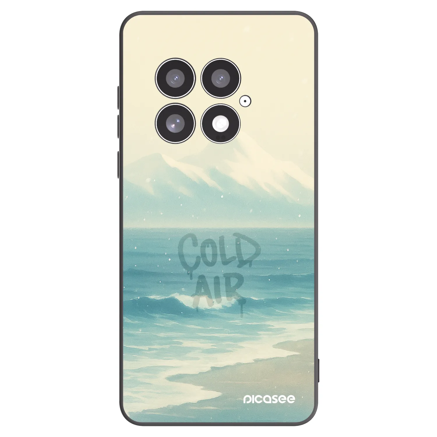 Picasee crna silikonska maskica za OnePlus 13 5G - COLD AIR