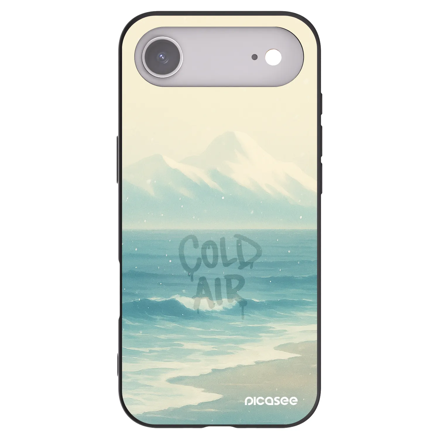 Picasee crna silikonska maskica za Apple iPhone Air - COLD AIR