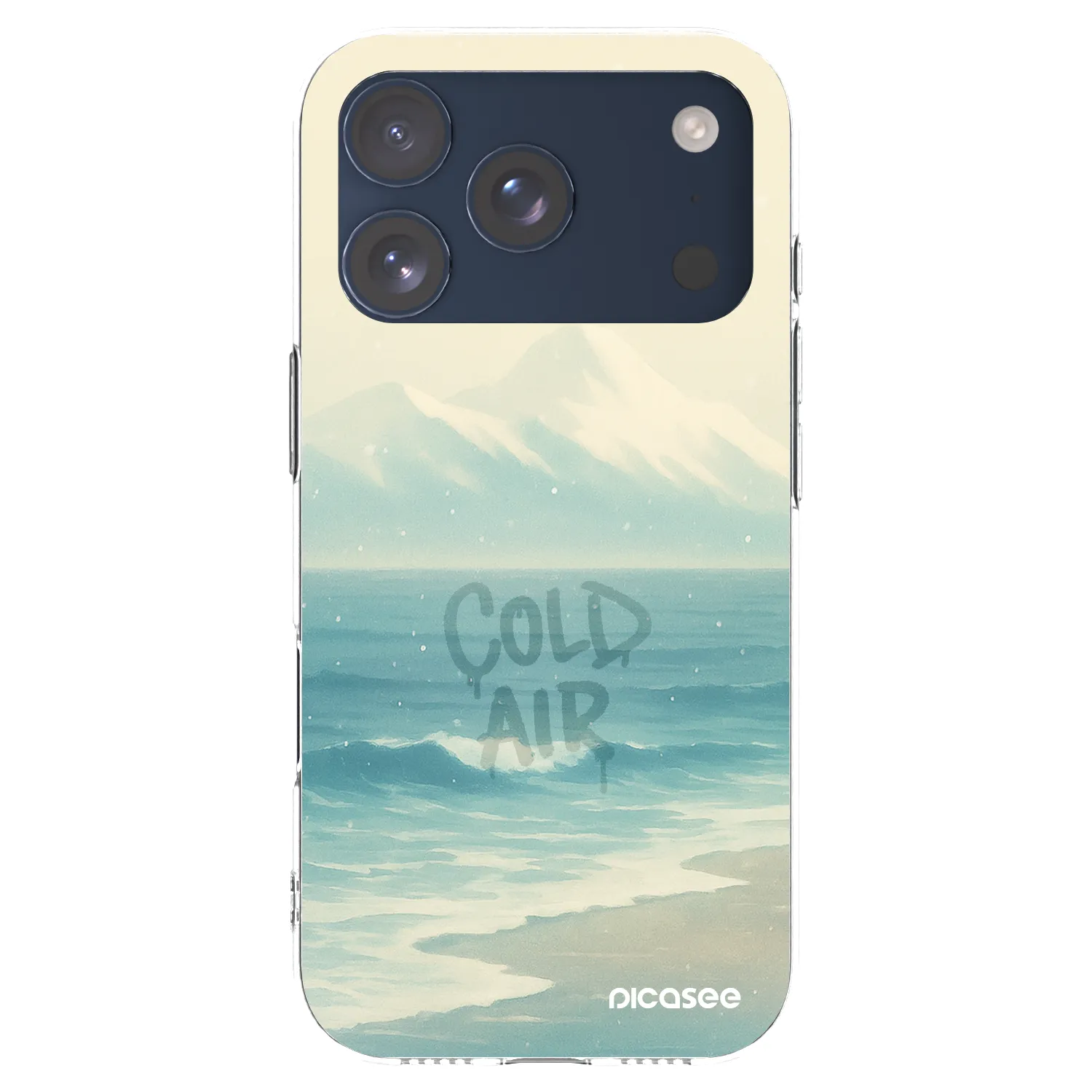 Picasee silikonska prozirna maskica za Apple iPhone 17 Pro - COLD AIR