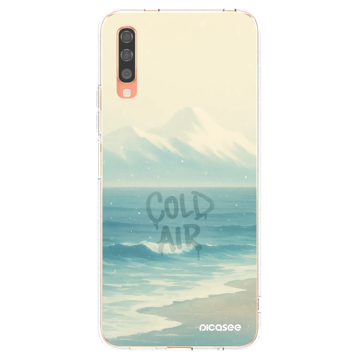 Picasee silikonska prozirna maskica za Samsung Galaxy A70 A705F - COLD AIR
