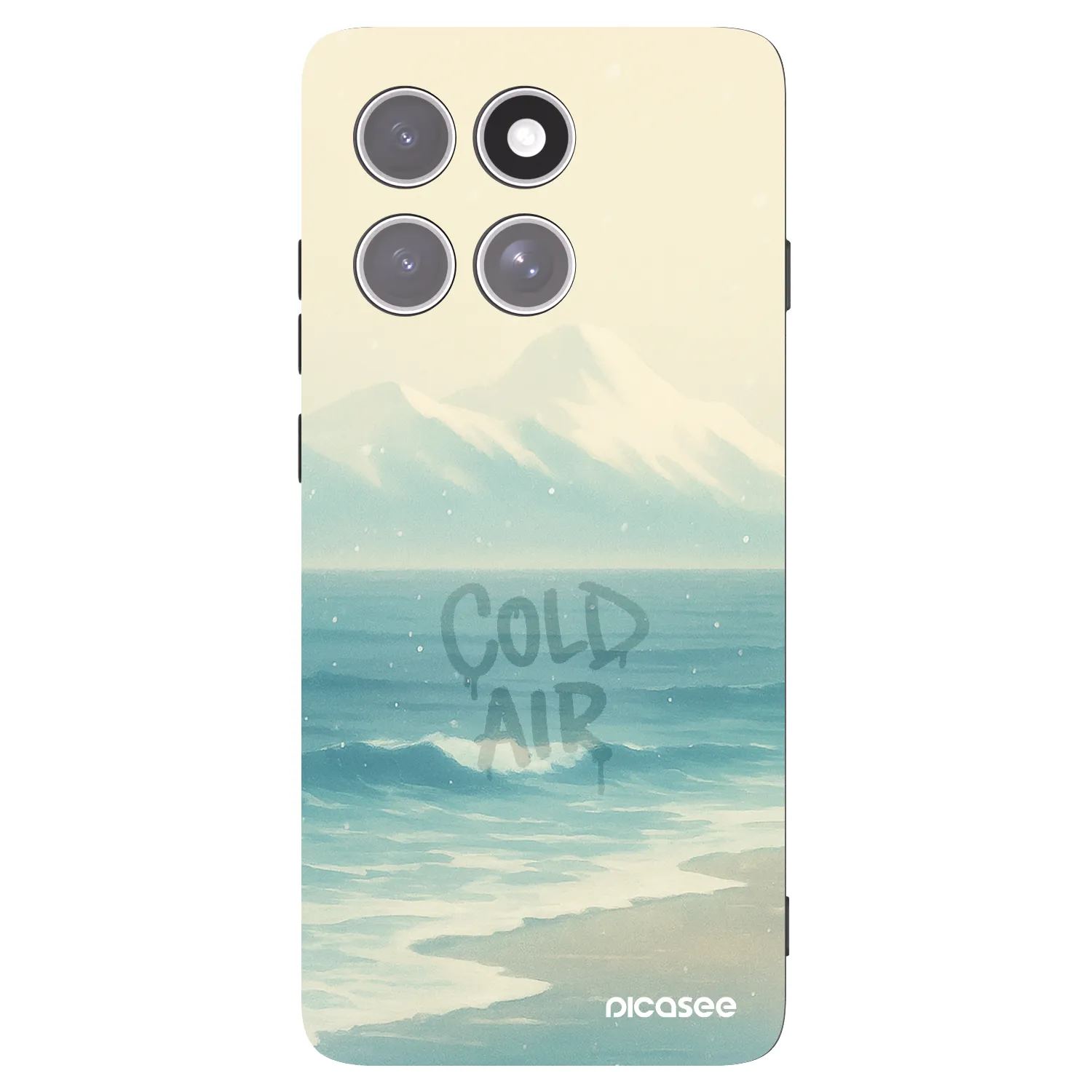 Picasee crna silikonska maskica za Motorola Edge 60 Pro - COLD AIR