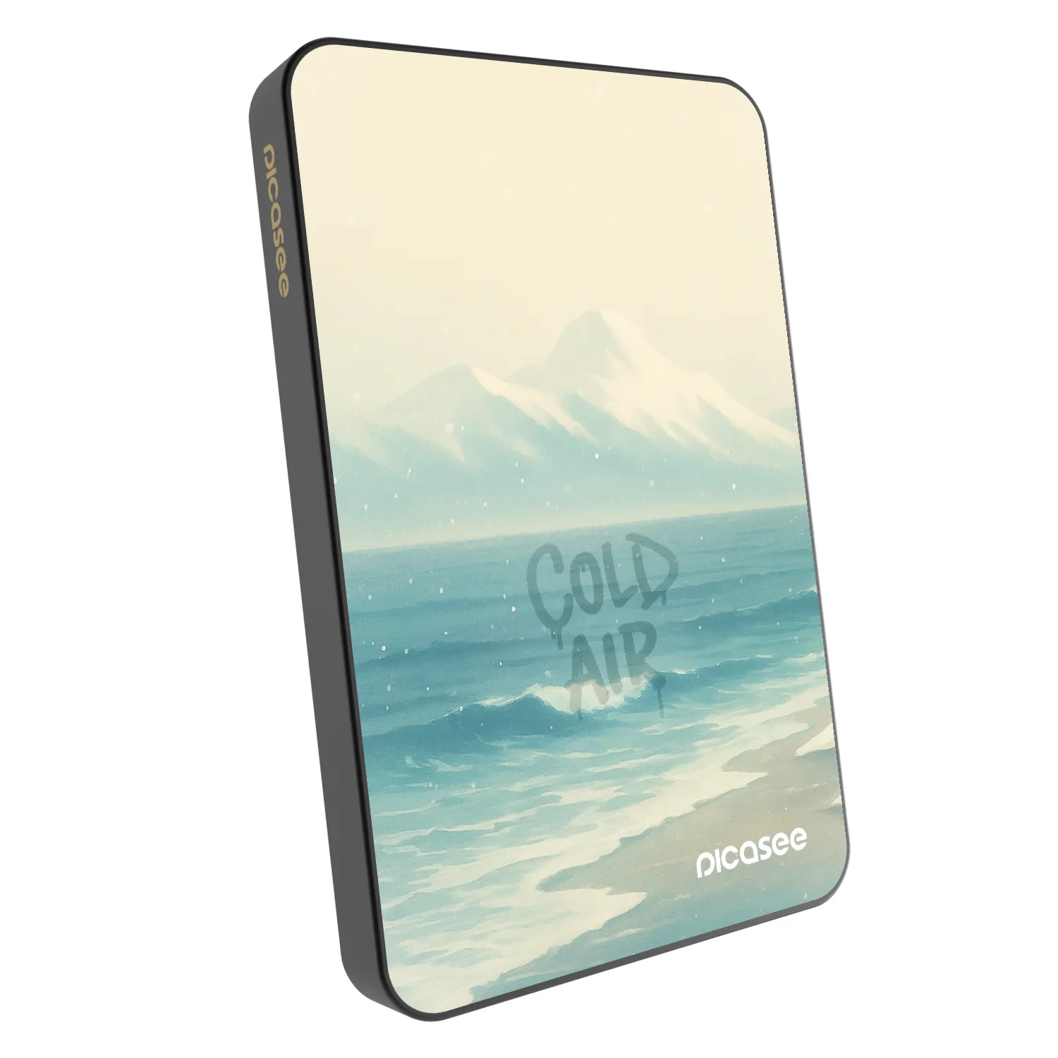 Picasee Prijenosni punjač s MagSafe 5 000 mAh Sivo - COLD AIR