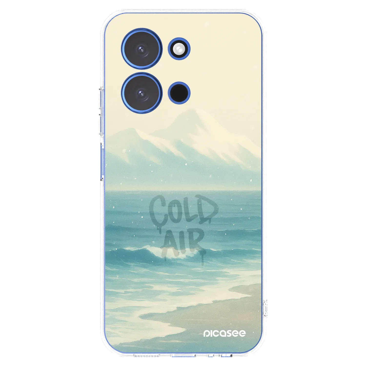 Picasee silikonska prozirna maskica za Xiaomi Redmi 15C 4G - COLD AIR