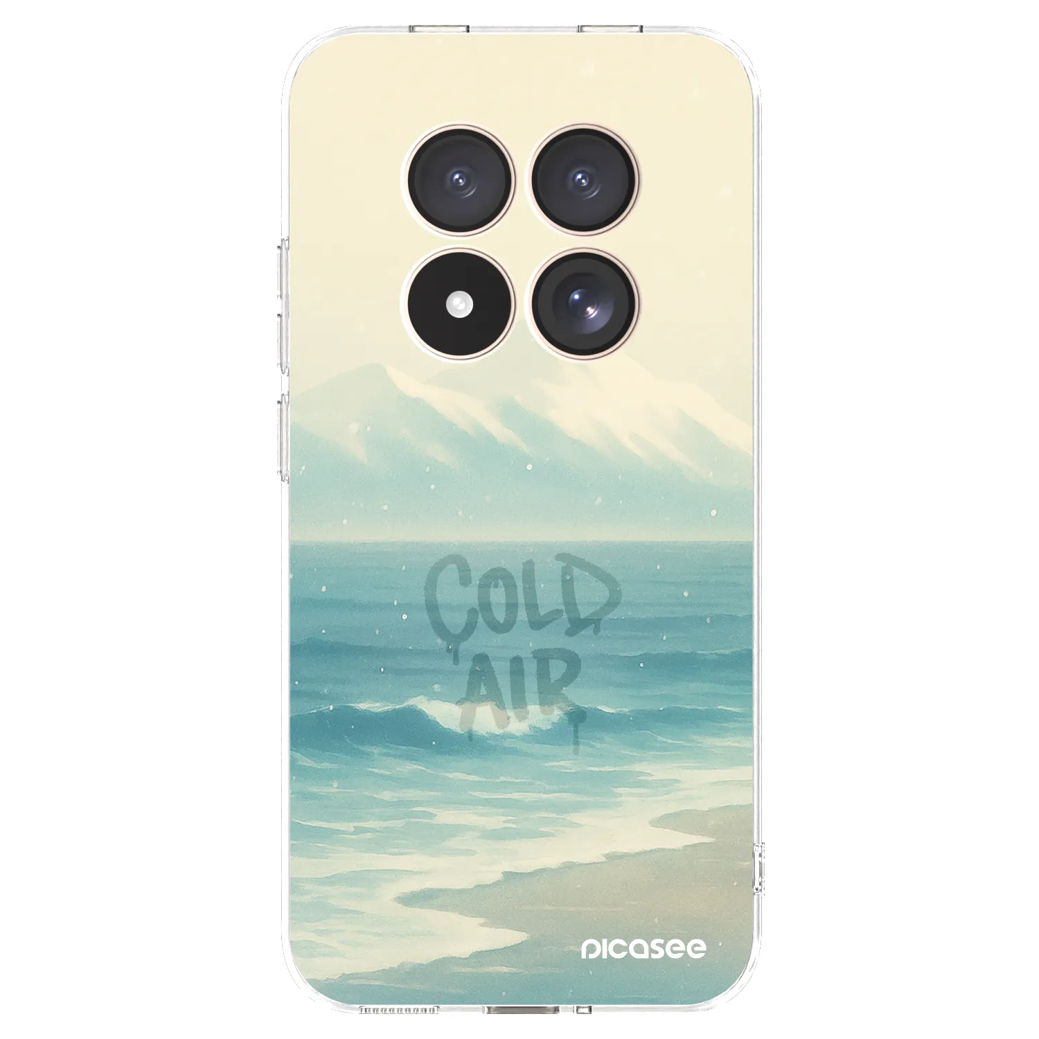 Picasee silikonska prozirna maskica za Xiaomi Redmi Note 15 Pro 4G - COLD AIR