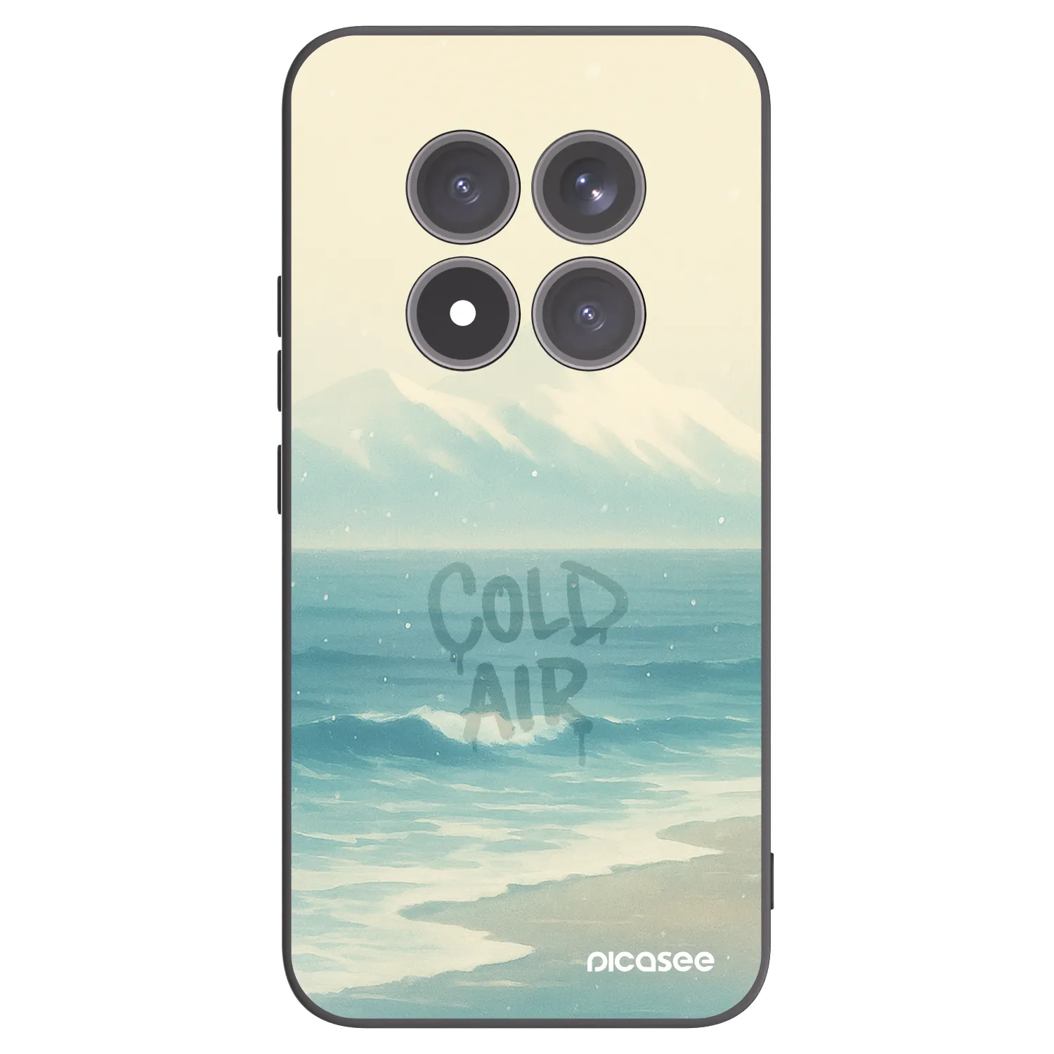 Picasee crna silikonska maskica za Xiaomi Redmi Note 15 Pro+ - COLD AIR