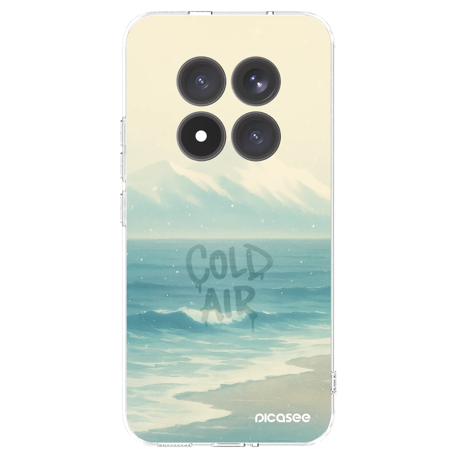 Picasee silikonska prozirna maskica za Xiaomi Redmi Note 15 Pro+ - COLD AIR