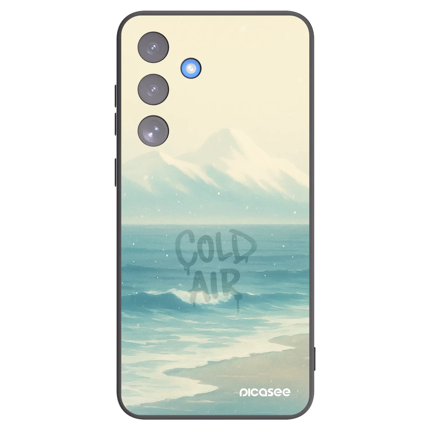 Picasee crna silikonska maskica za Samsung Galaxy S25 FE 5G - COLD AIR
