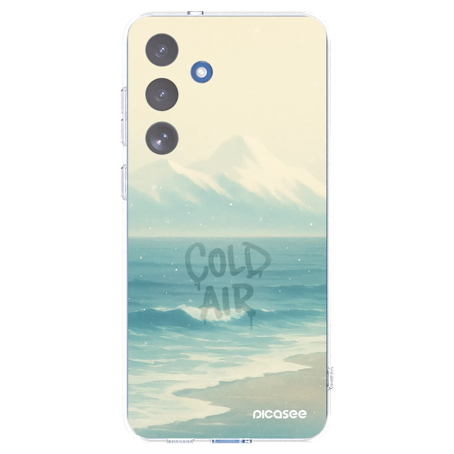 Picasee silikonska prozirna maskica za Samsung Galaxy S25 FE 5G - COLD AIR
