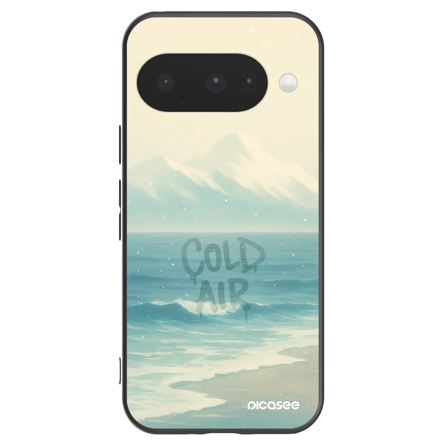 Picasee crna silikonska maskica za Google Pixel 10 - COLD AIR