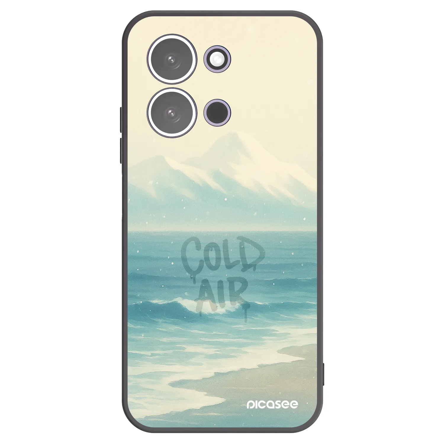 Picasee crna silikonska maskica za Xiaomi Redmi 15C 5G - COLD AIR